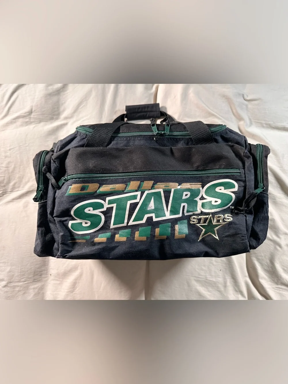 Dallas Stars NHL Retro Y2K Travel Gym Duffle Bag Hockey Embroidered 90s 2000s